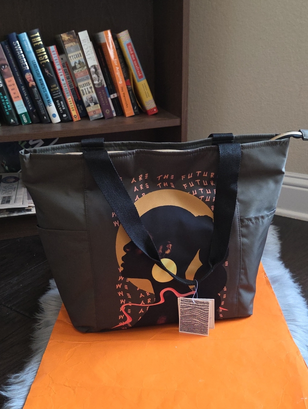 Nwt! Olive Puffer Tote Bag